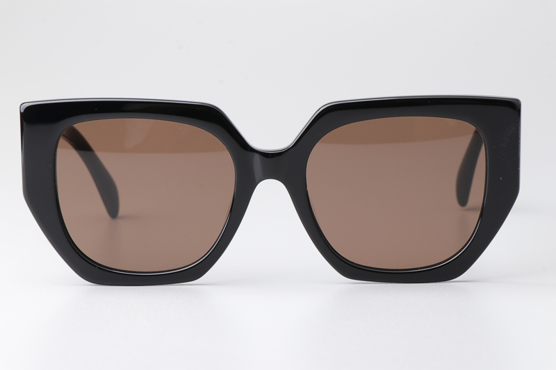 CL40239F Sunglasses Black Brown