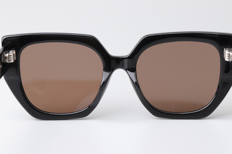 CL40239F Sunglasses Black Brown