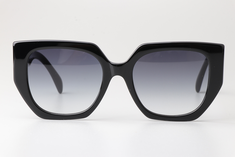 CL40239F Sunglasses Black Gradient Gray