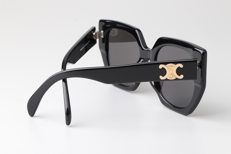 CL40239F Sunglasses Black Gray