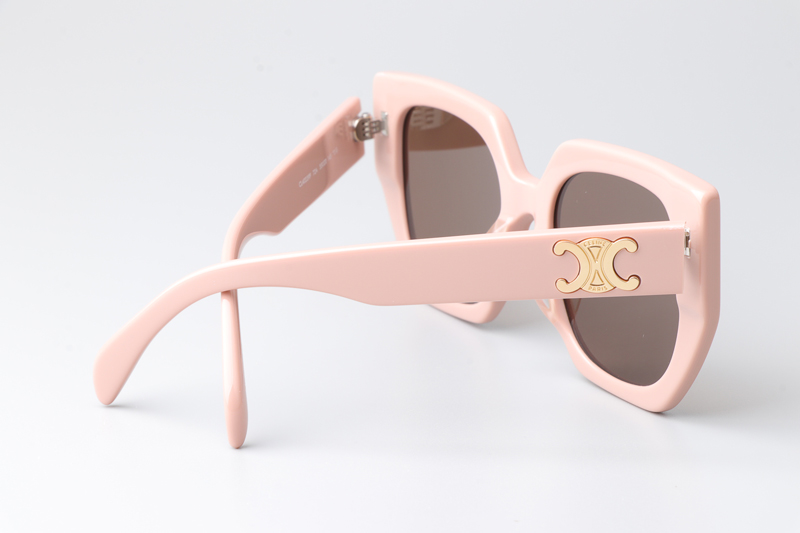 CL40239F Sunglasses Pink Brown