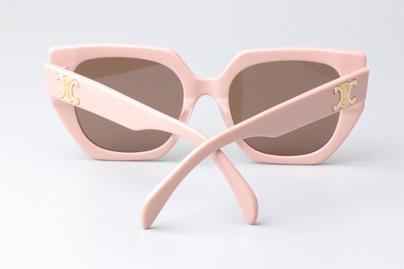 CL40239F Sunglasses Pink Brown