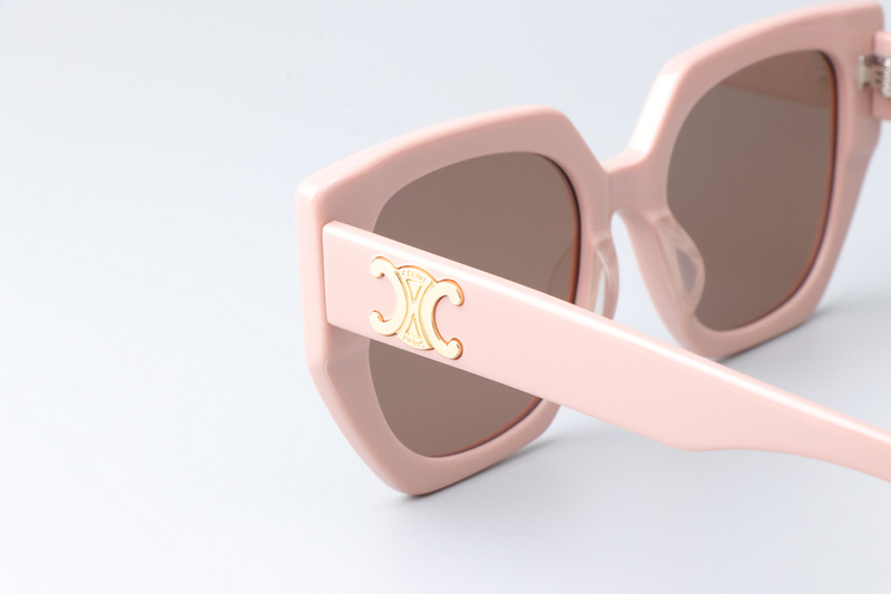 CL40239F Sunglasses Pink Brown