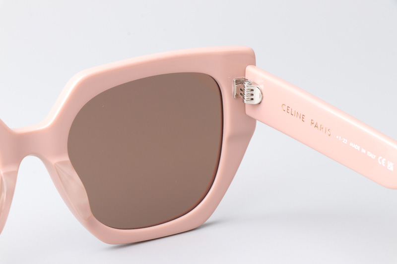 CL40239F Sunglasses Pink Brown