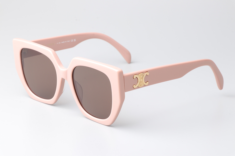 CL40239F Sunglasses Pink Brown