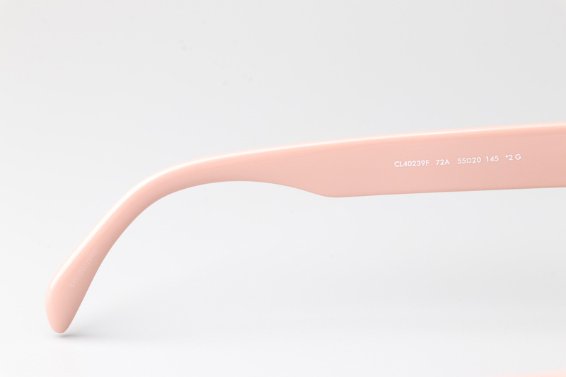 CL40239F Sunglasses Pink Brown