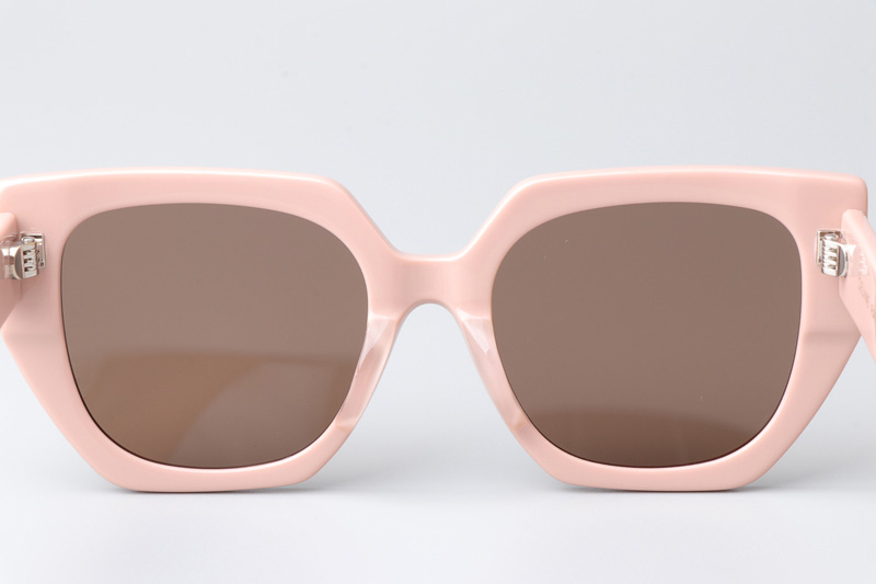 CL40239F Sunglasses Pink Brown