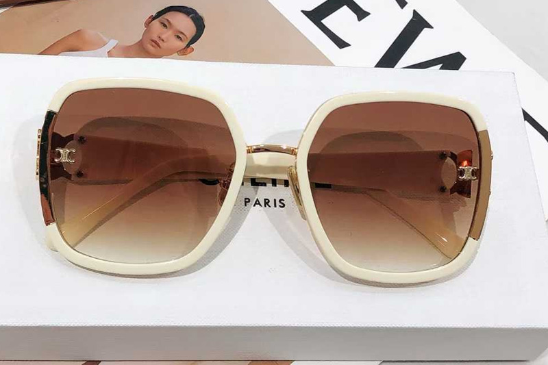 CL40250 Sunglasses Cream Gradient Brown
