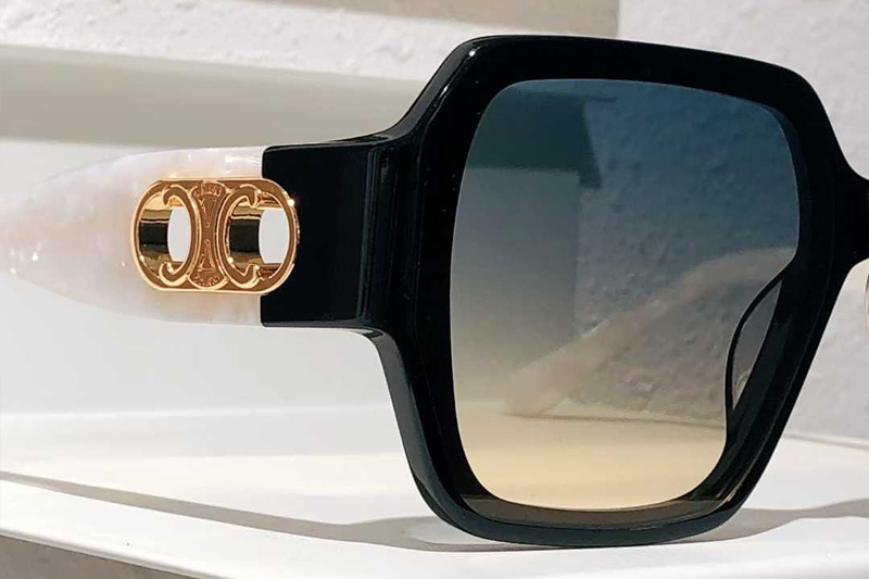 CL40251U Sunglasses Black White Gradient Blue