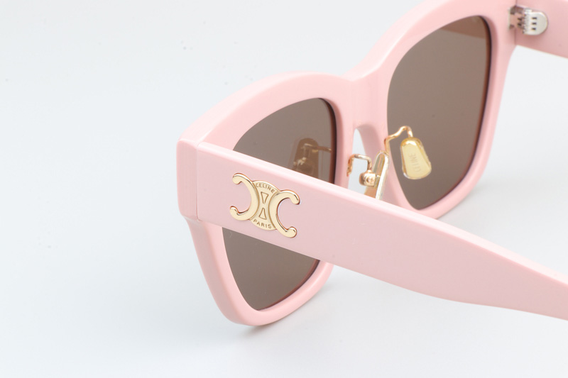 CL40253 Sunglasses Pink Brown