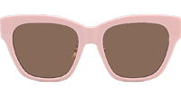 CL40253 Sunglasses Pink Brown