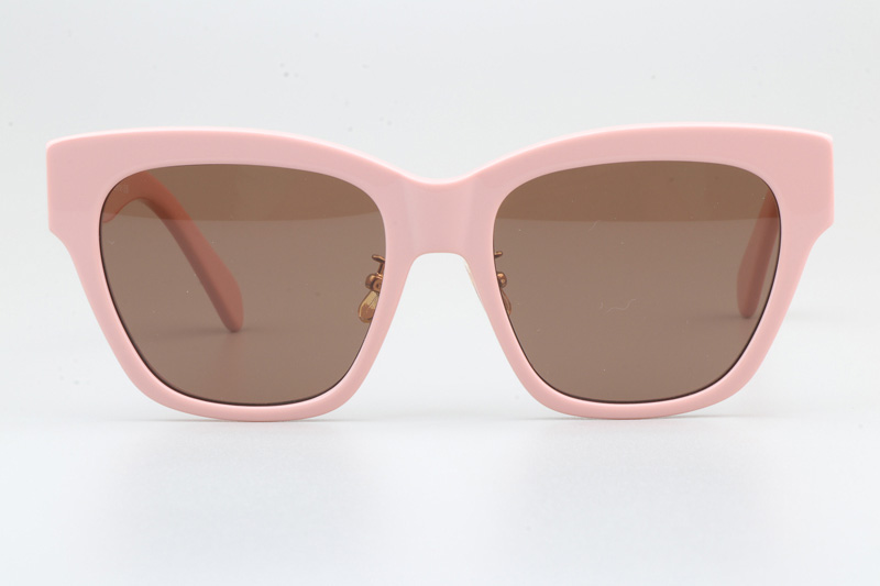 CL40253 Sunglasses Pink Brown