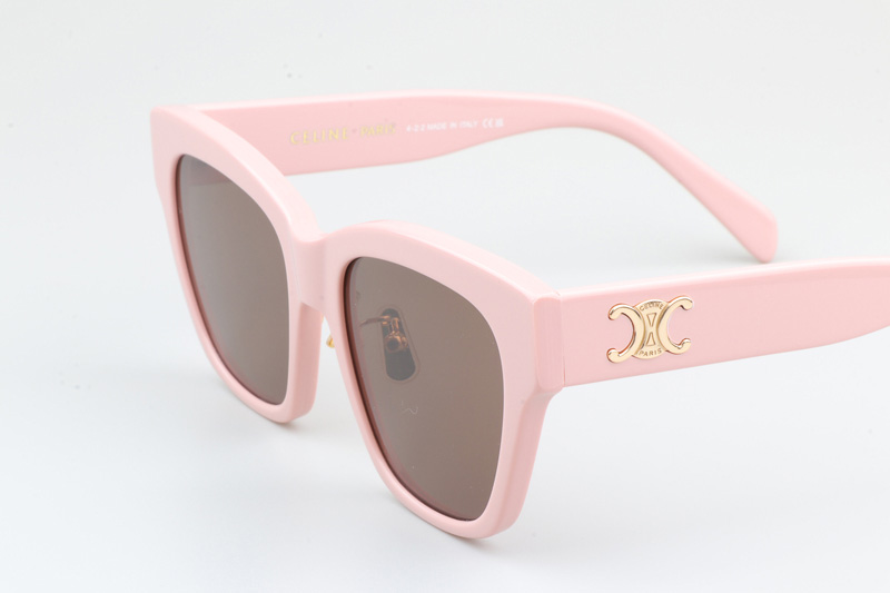 CL40253 Sunglasses Pink Brown