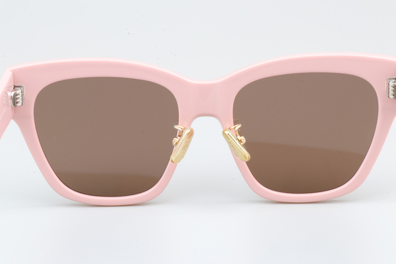 CL40253 Sunglasses Pink Brown