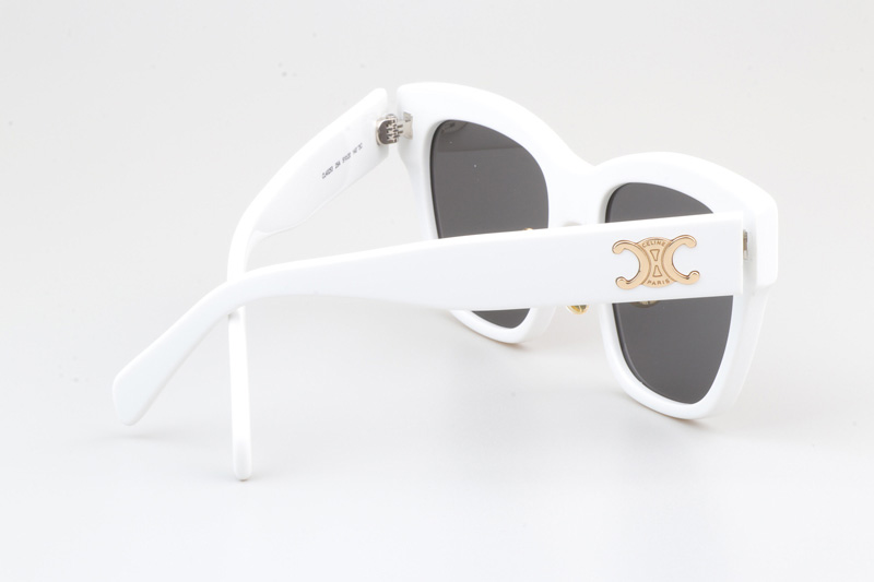 CL40253 Sunglasses White Gray