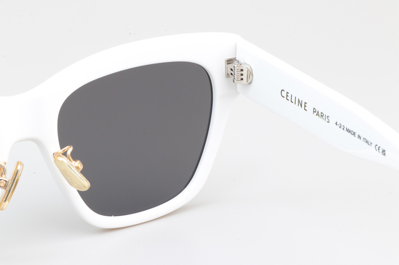 CL40253 Sunglasses White Gray