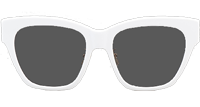 CL40253 Sunglasses White Gray