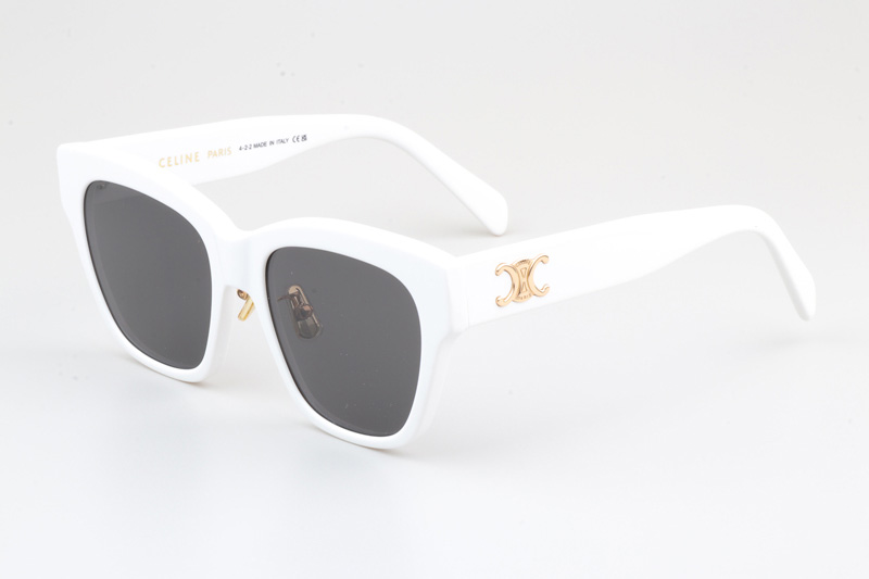 CL40253 Sunglasses White Gray