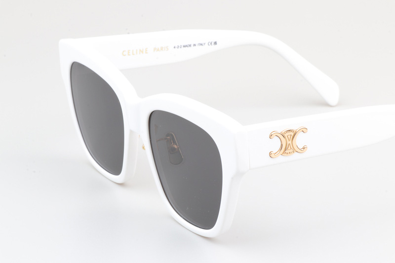 CL40253 Sunglasses White Gray