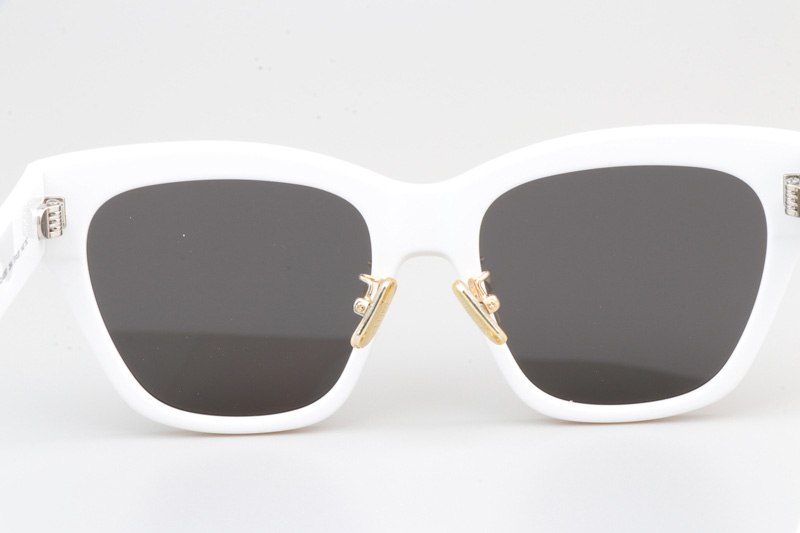 CL40253 Sunglasses White Gray