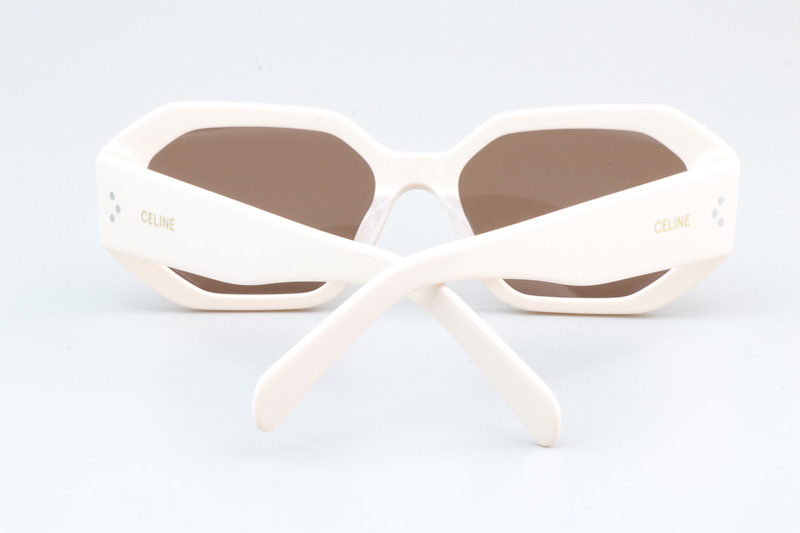 CL40255I Sunglasses Cream Brown