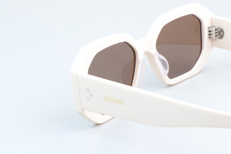 CL40255I Sunglasses Cream Brown