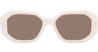 CL40255I Sunglasses Cream Brown