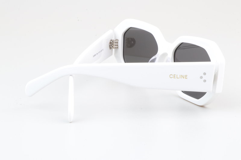 CL40255I Sunglasses White Gray