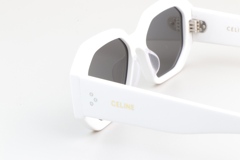 CL40255I Sunglasses White Gray