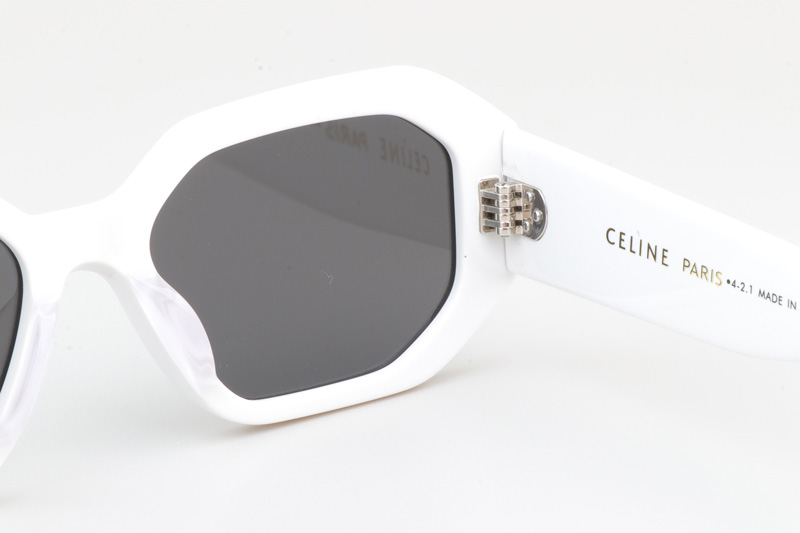 CL40255I Sunglasses White Gray