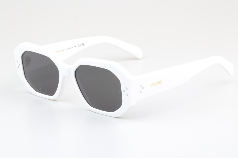 CL40255I Sunglasses White Gray