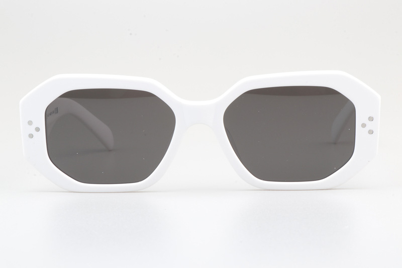 CL40255I Sunglasses White Gray