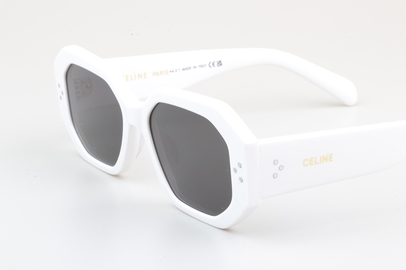 CL40255I Sunglasses White Gray