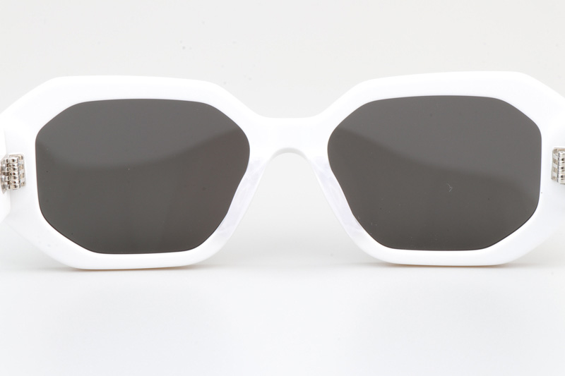 CL40255I Sunglasses White Gray