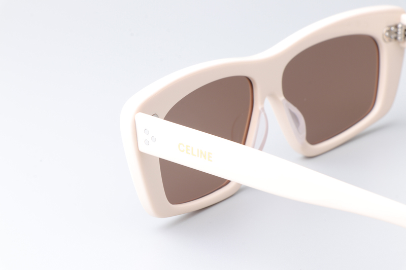 CL40259I Sunglasses Cream Brown
