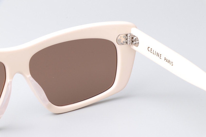 CL40259I Sunglasses Cream Brown