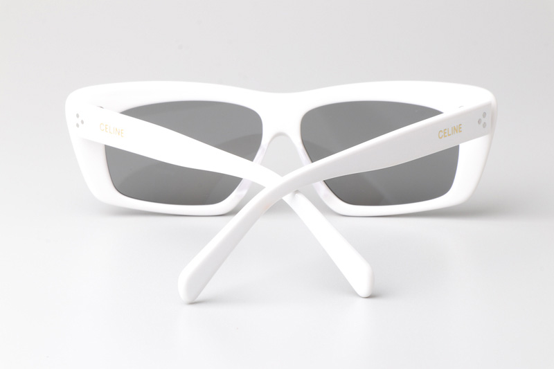 CL40259I Sunglasses White Silver