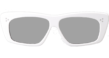 CL40259I Sunglasses White Silver