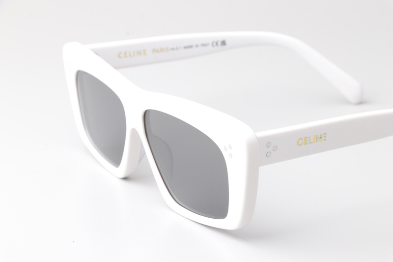 CL40259I Sunglasses White Silver