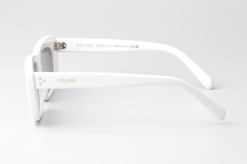 CL40259I Sunglasses White Silver