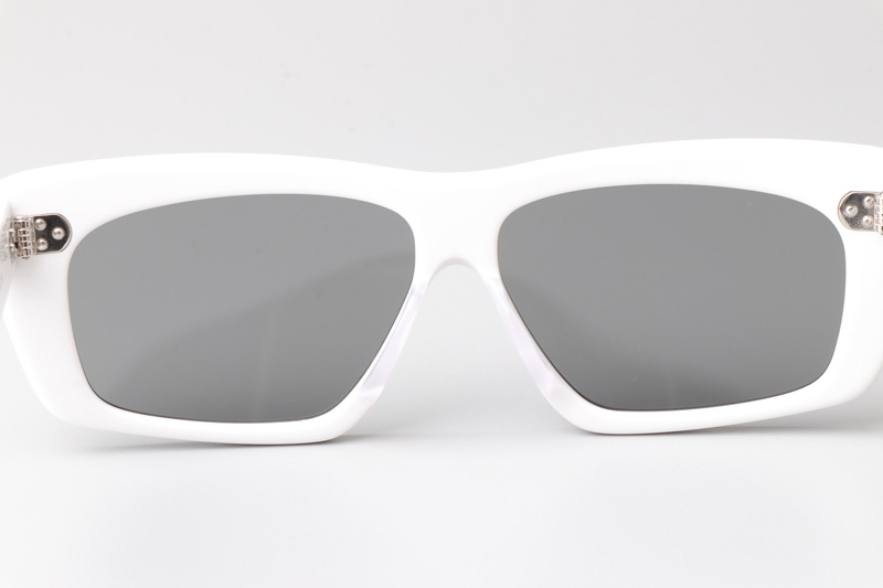 CL40259I Sunglasses White Silver