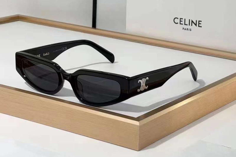 CL40269U Sunglasses Black Silver Gray