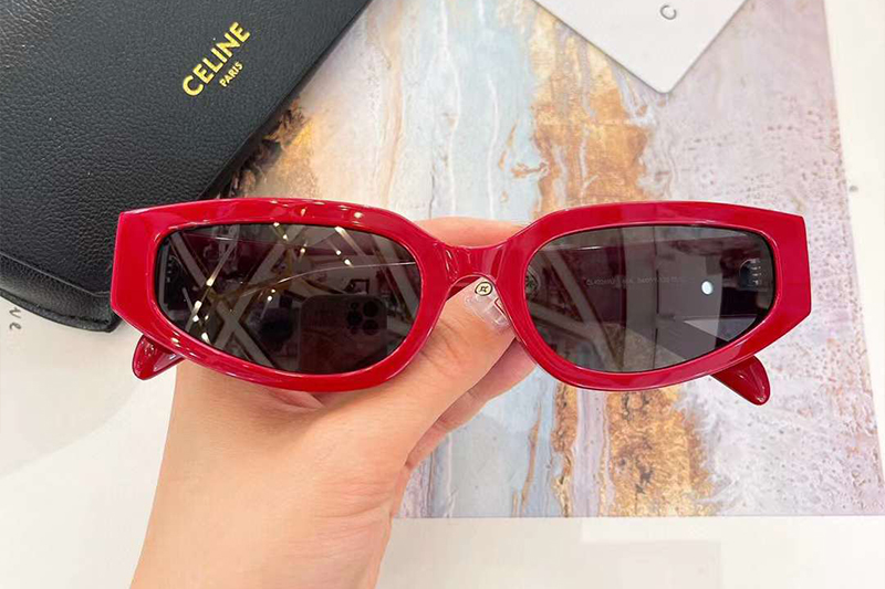 CL40269U Sunglasses Red Gray