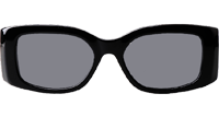 CL40282U Sunglasses Black Silver Gray