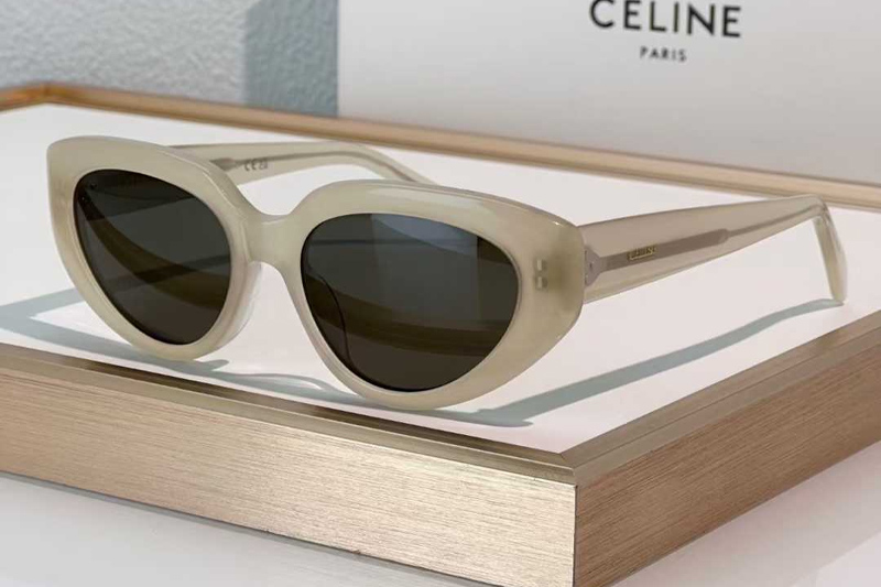 CL40286U Sunglasses Cream Gray