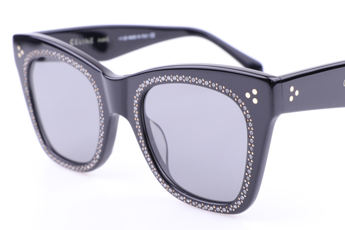 CL4S004 Diamond Sunglasses In Black Grey