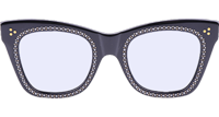 CL4S004 Diamond Sunglasses In Black Mirror