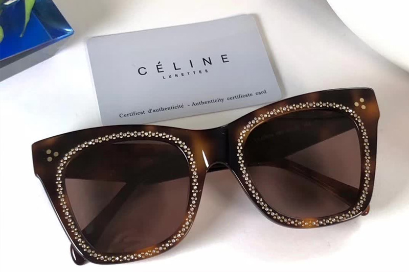 CL4S004 Diamond Sunglasses In Tortoise