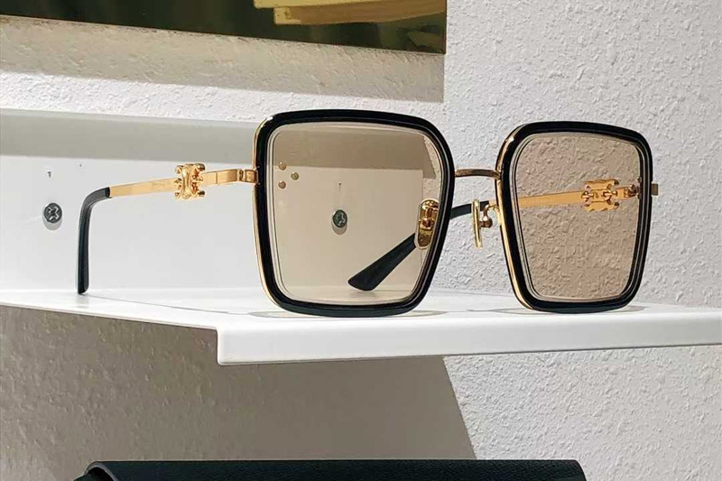 CL4S132 Sunglasses Black Gold Brown