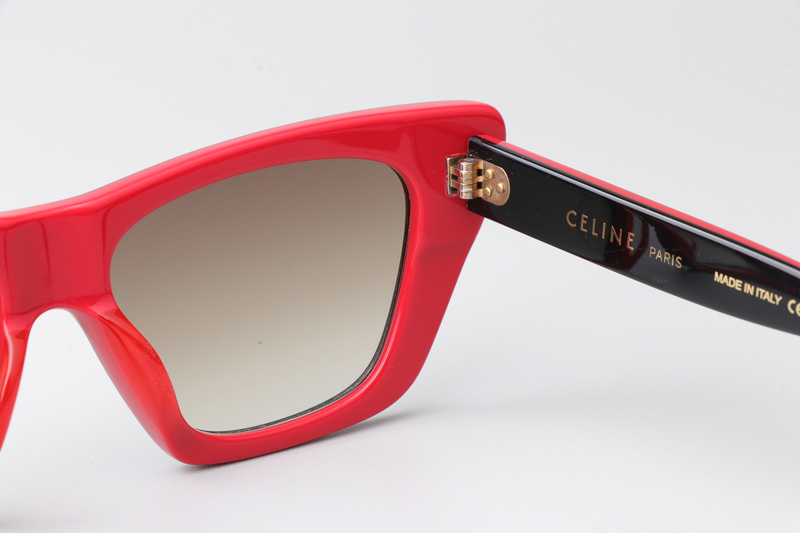CL4S187 Sunglasses Black Red Gradient Brown